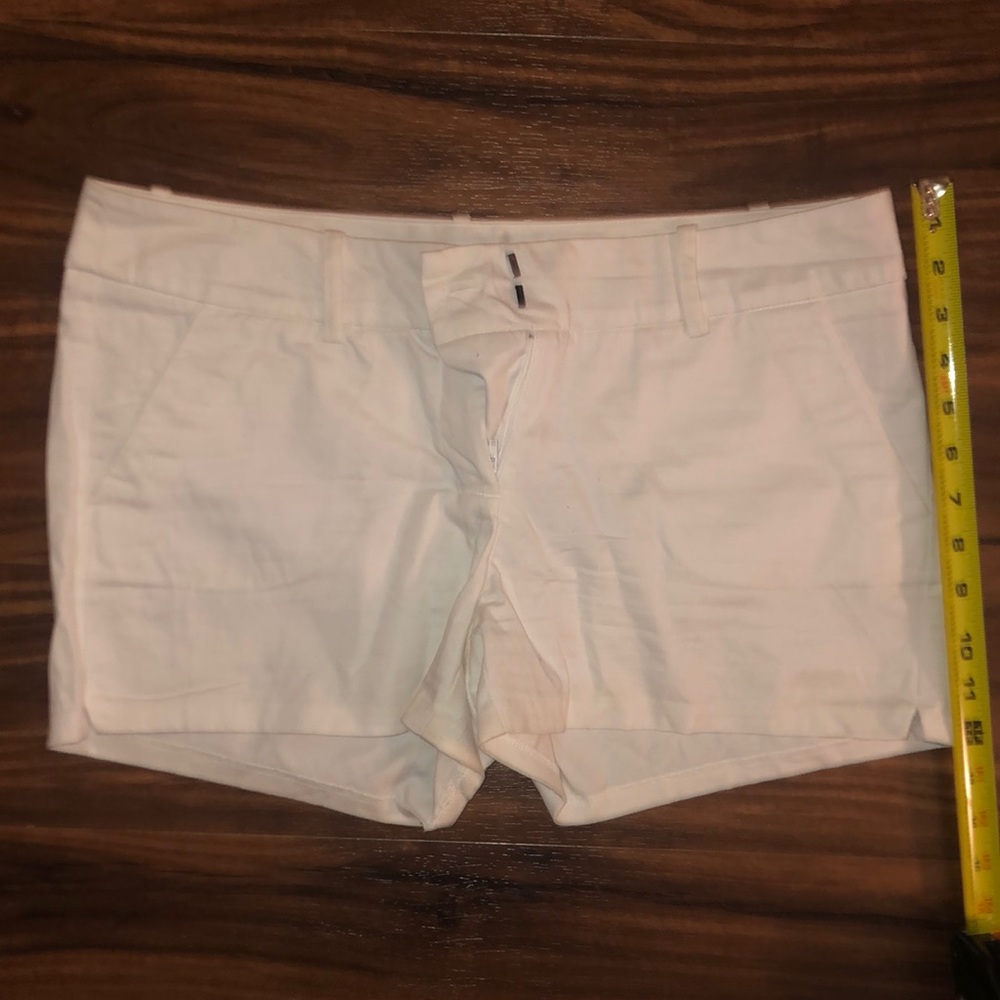 White dress shorts